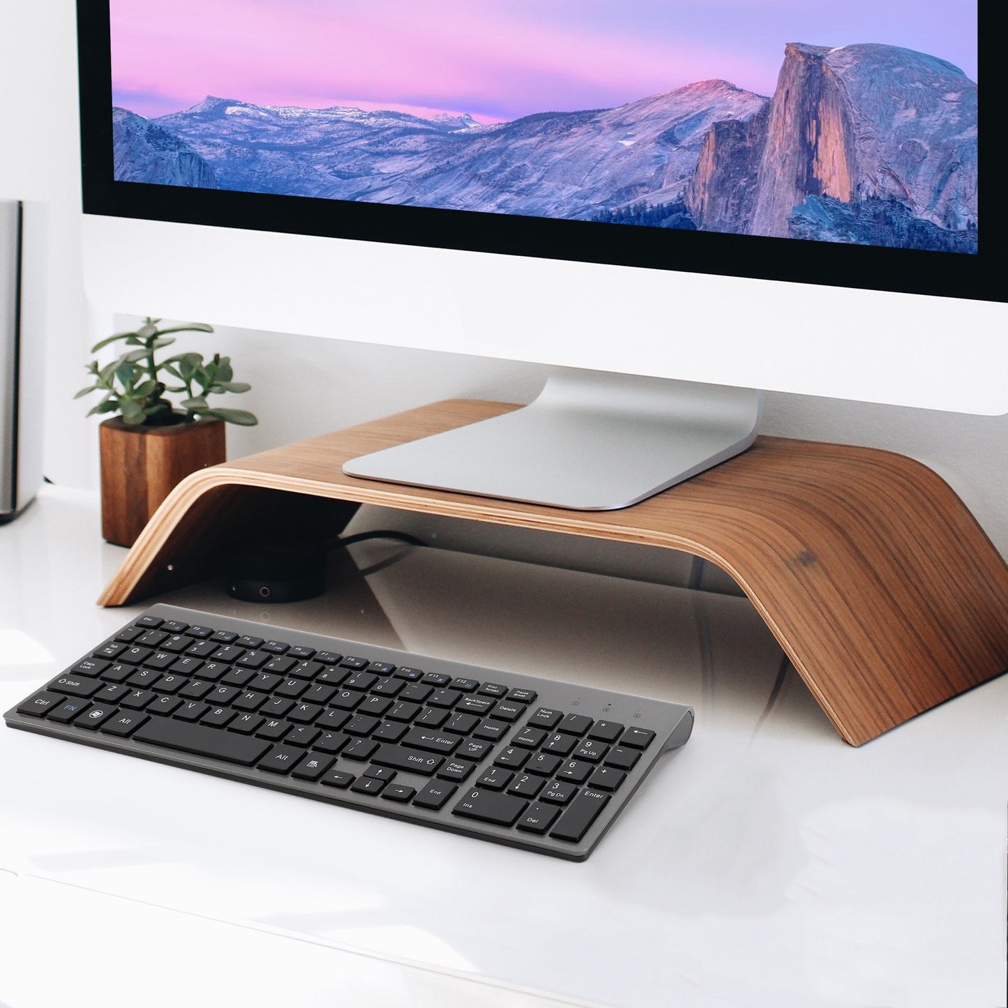 Wireless silent ultra-thin keyboard