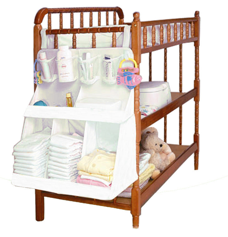 Storage for baby crib
