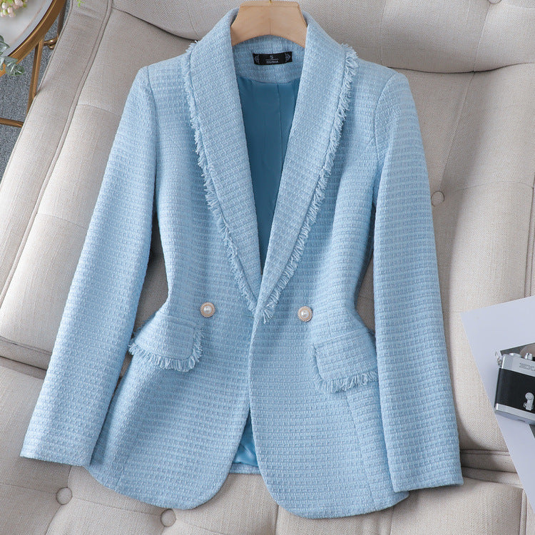 Woman’s Suits blazer Classic Style High-grade Temperament Tweed Coat