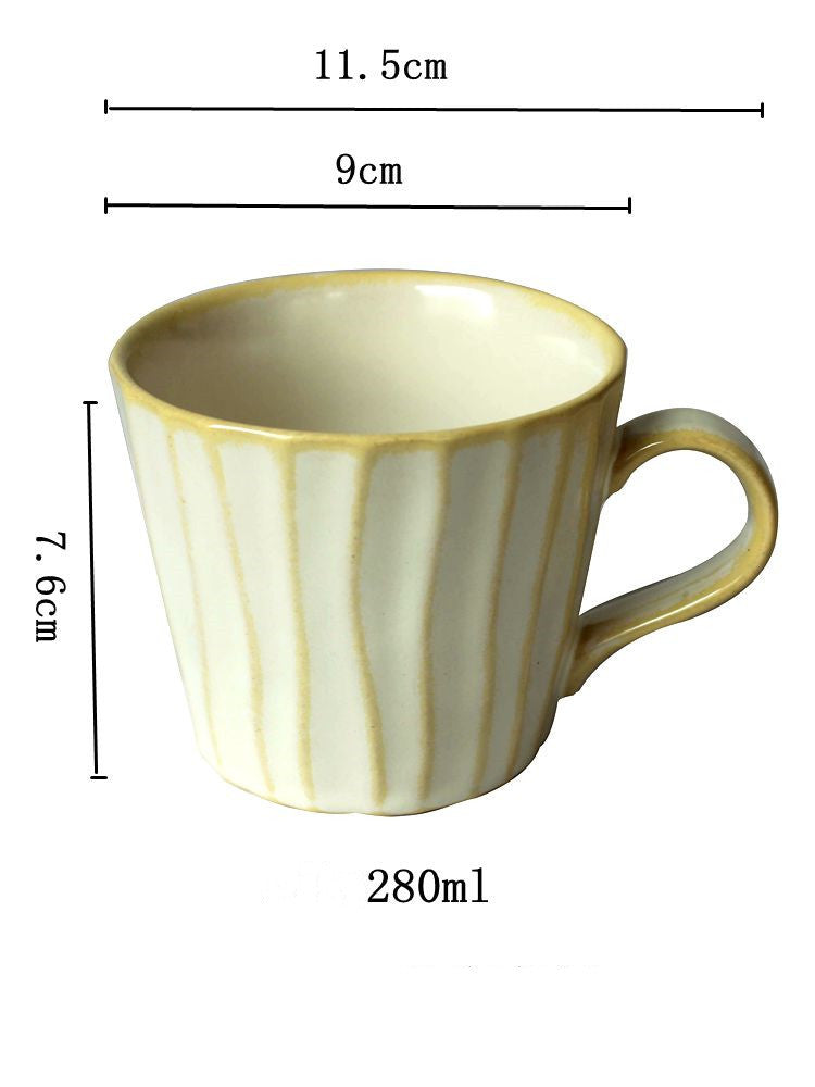 Japanese retro ceramic coffee cup