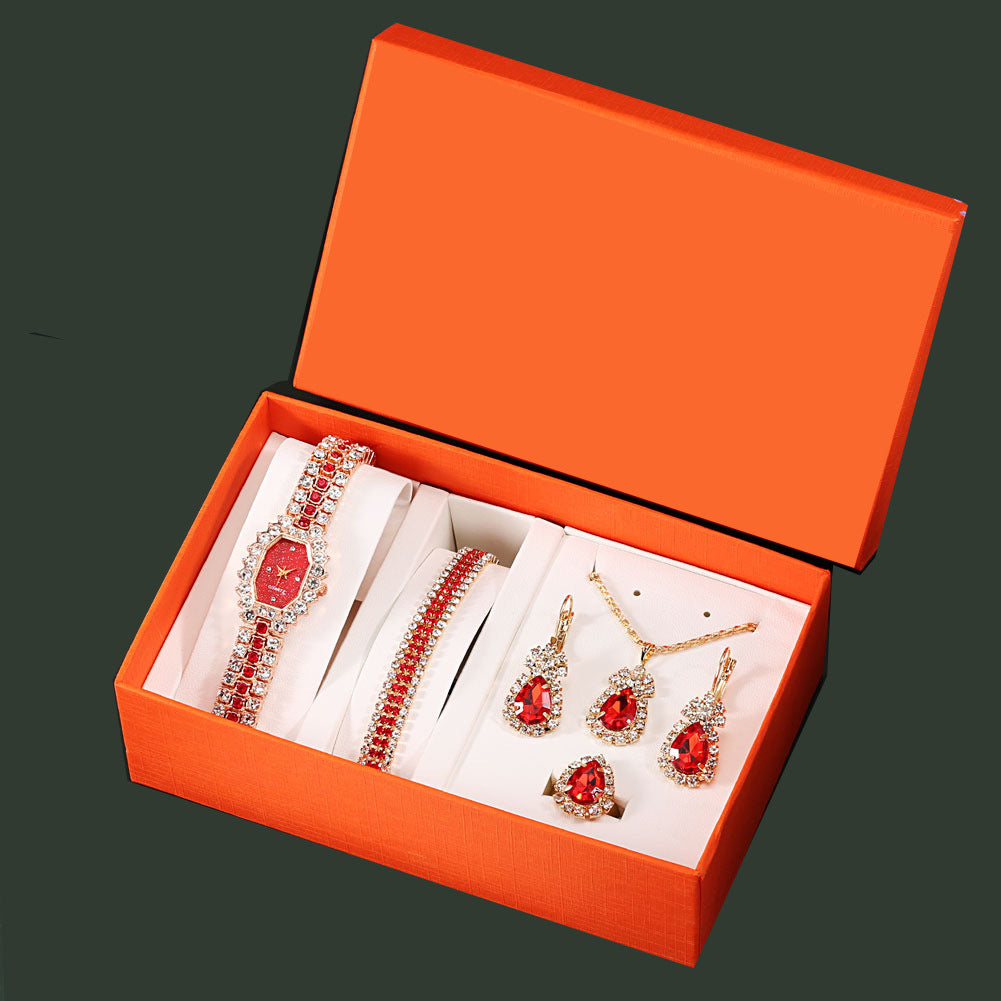 Women’s watch and jewelry gift set