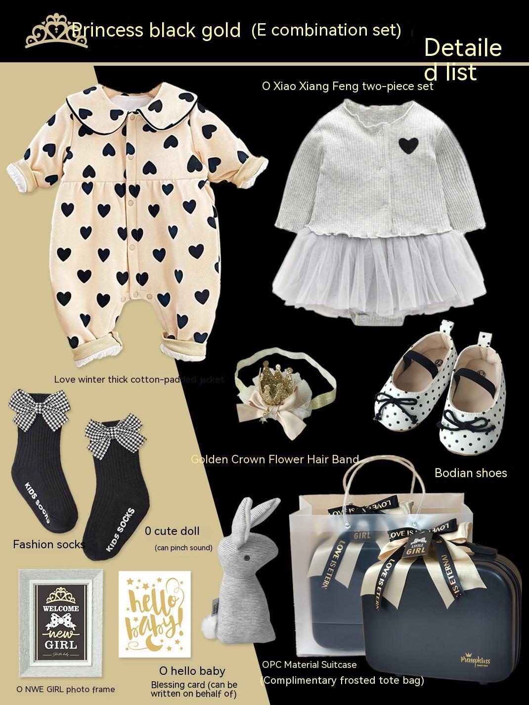 Baby girl luxury clothing gift set