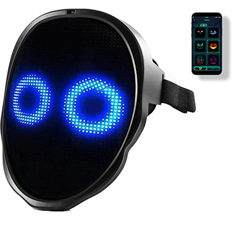 Led face mask with bluetooth app