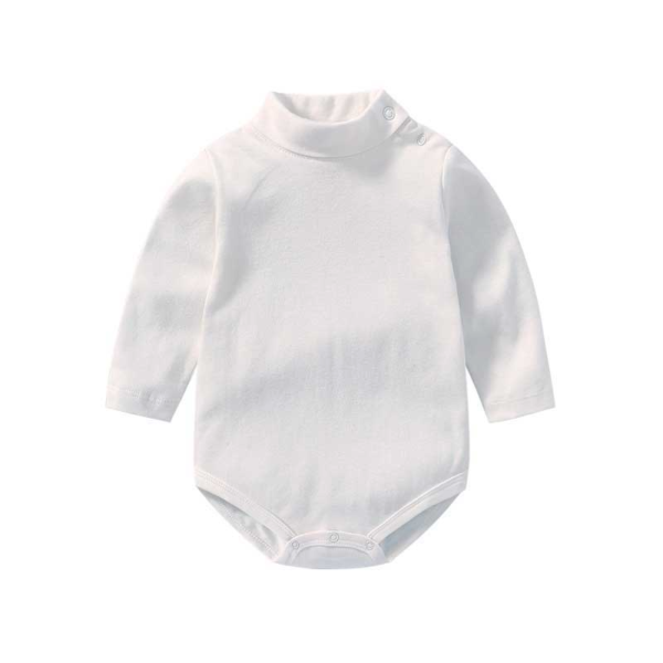 Babybody with polo collar