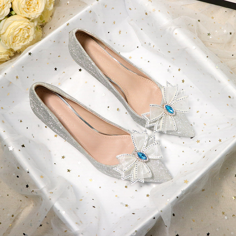 Wedding shoes french style
