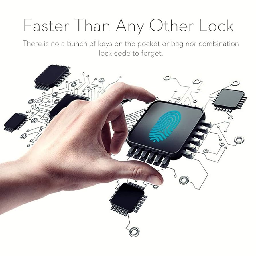 Lock with fingerprint