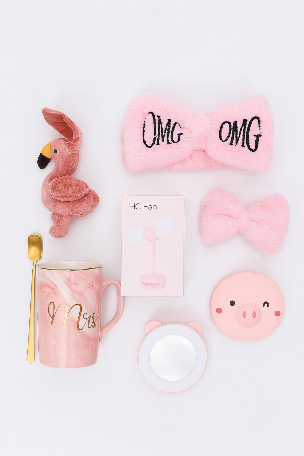 Sweet pink birthday gift box for daughter