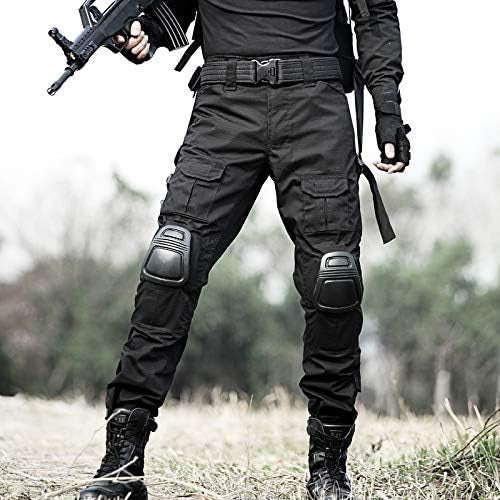 Military pants with knee pads