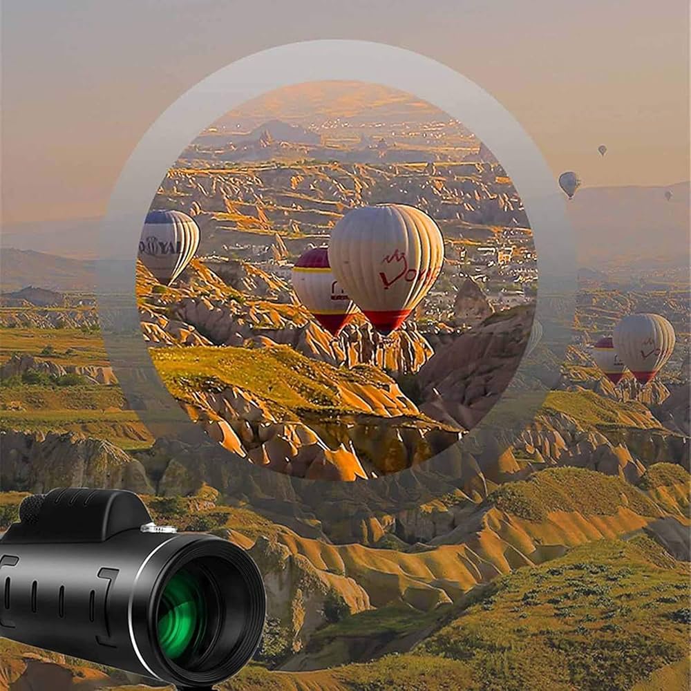 Telescope zoom scope with compass