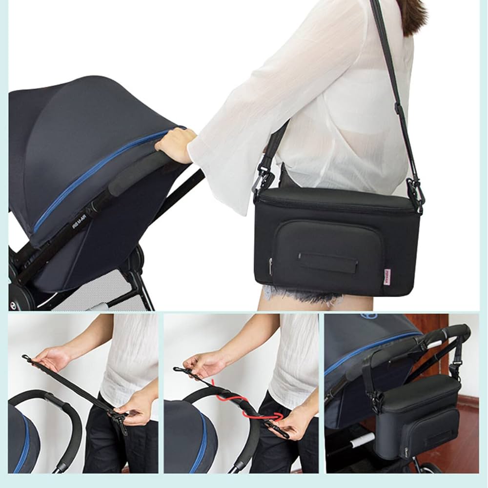 Storage bag for baby stroller