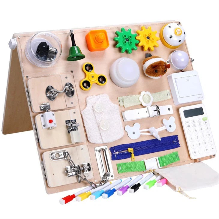 Wooden activity board