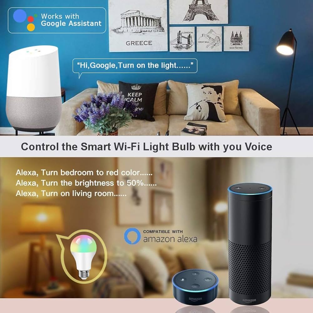 Smart bulb with voice control