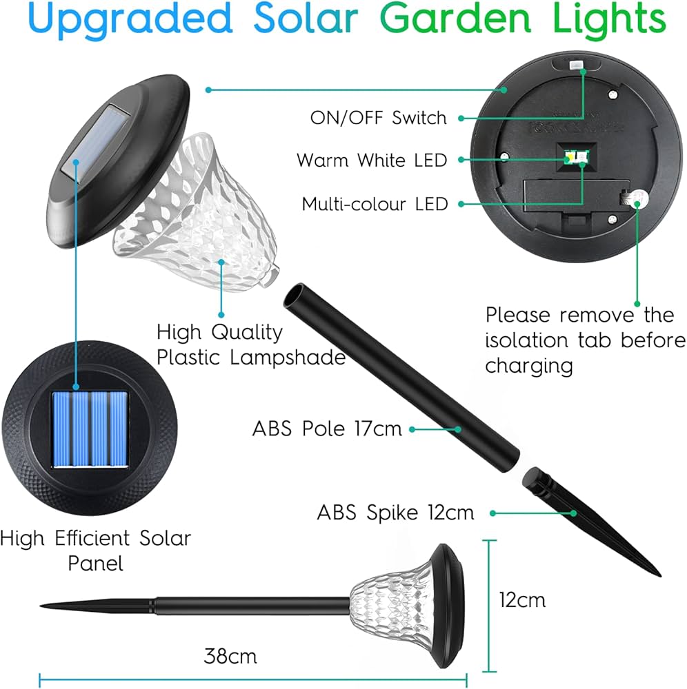 Solar lights for lawn