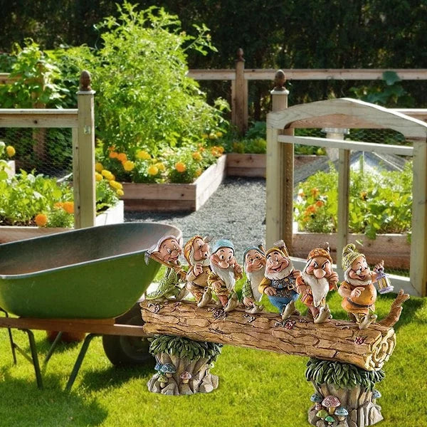 Garden decoration Seven Dwarfs