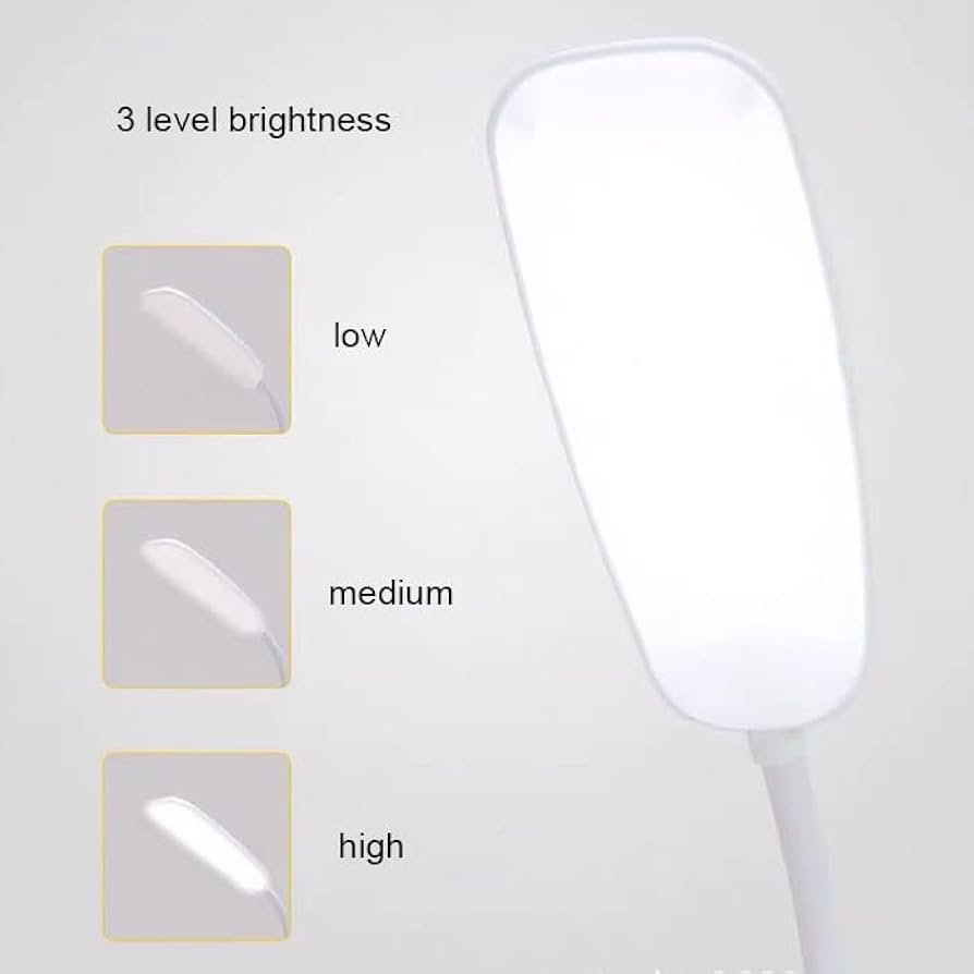 Charging small desk lamp with eye protection