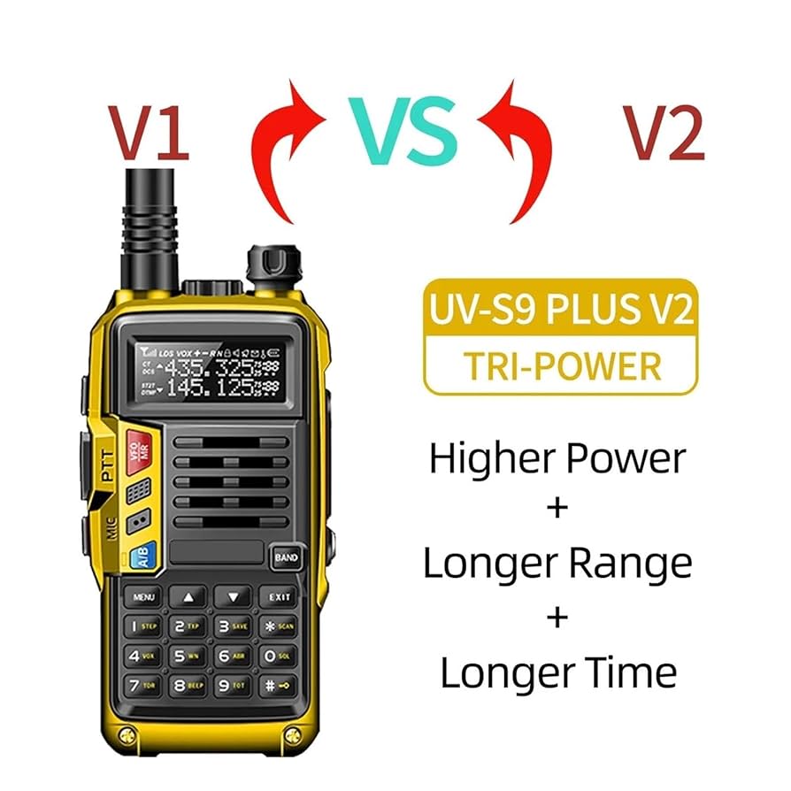 Walkie talkie UV-S9 Plus