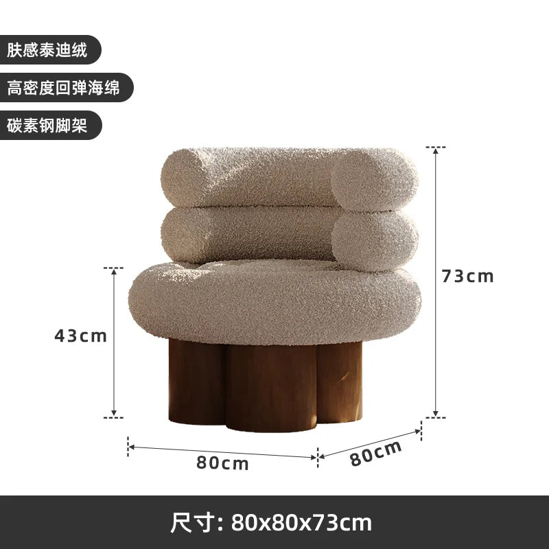Nordic Lazy Living Room Sofa Luxury Ottoman Teddy Puff Couch Living Room Modern Futon Woonkamerbanken Living Room Furniture