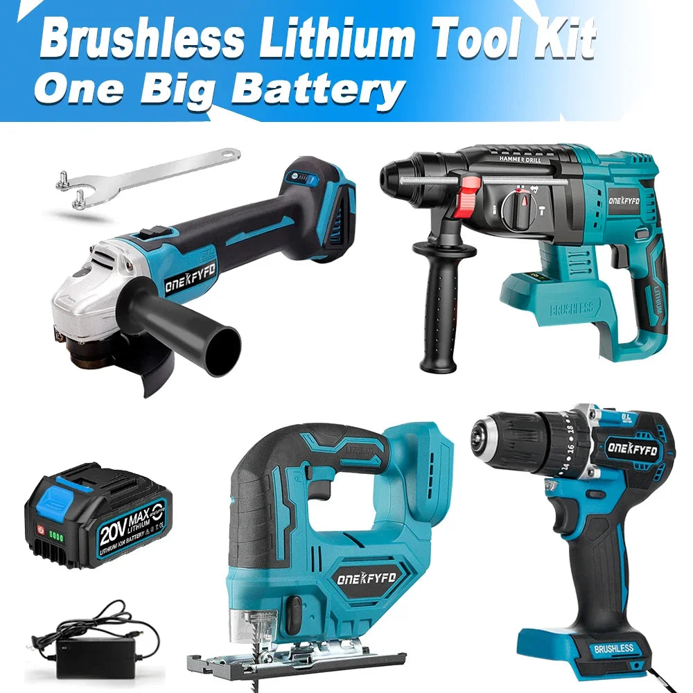 Power tool set 4 in 1