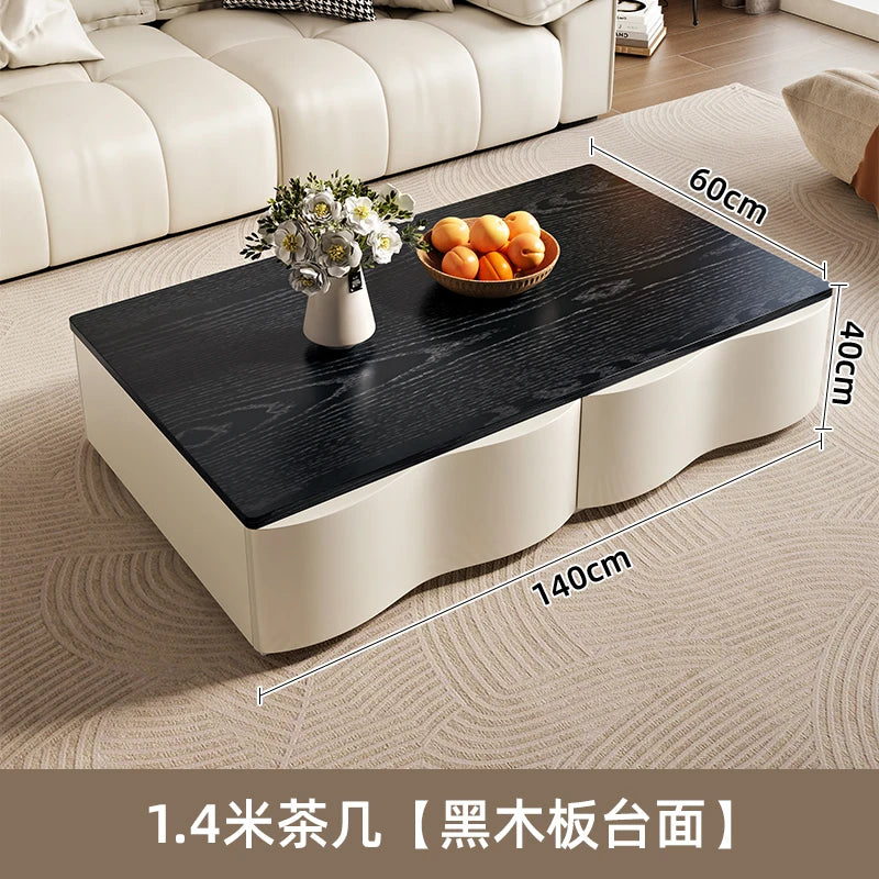 Nordic Creative TV Stands Modern Minimalist Living Room Slate Coffee Table and TV Cabinet Set Designer Home Furniture FYTS