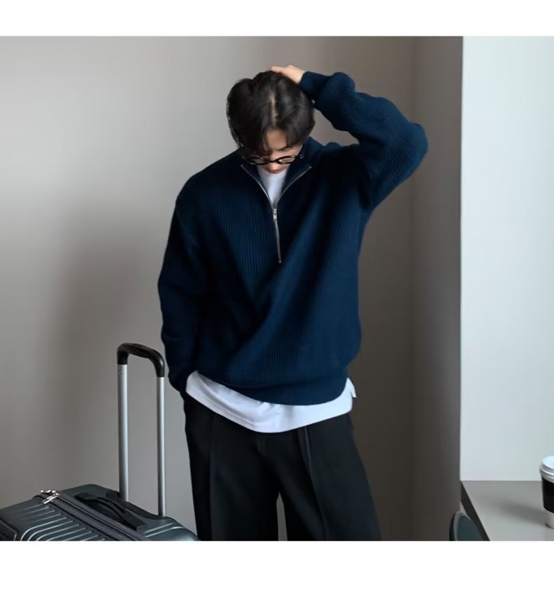 Men cardigan sweater