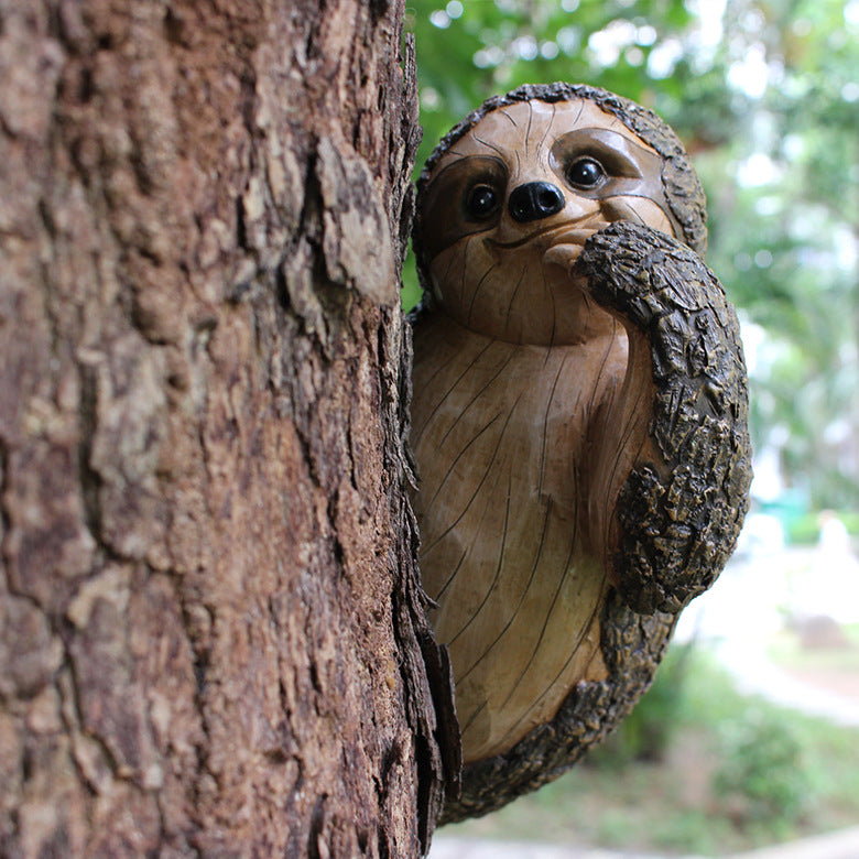 Handmade tree sloth