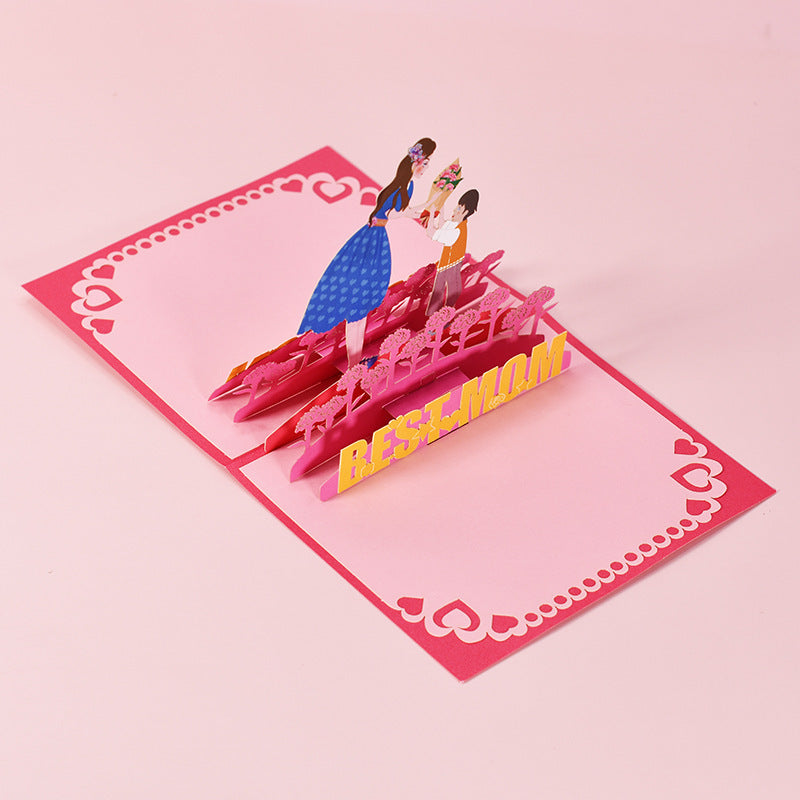 Mother’s Day pop up greeting card