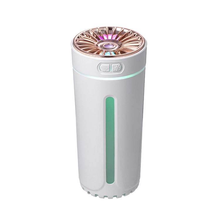 Wireless air humidifier with colorful lights