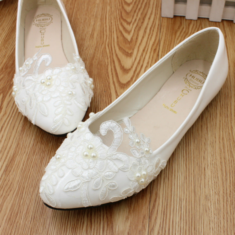 White leather shoes for wedding