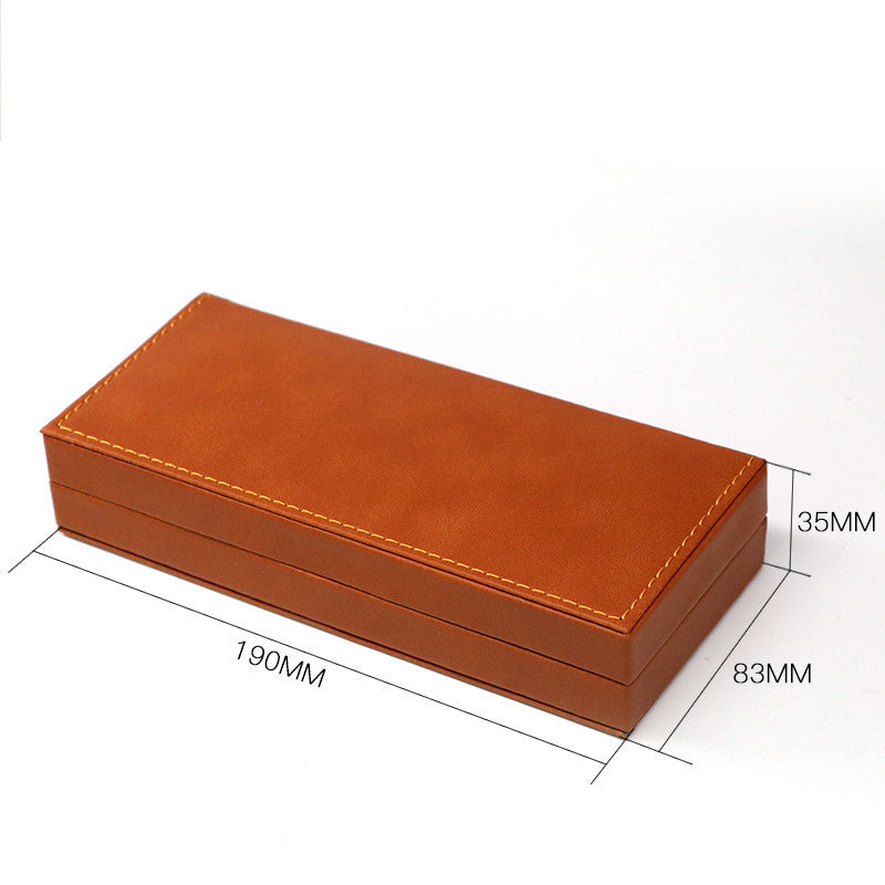Luxury leather pen case