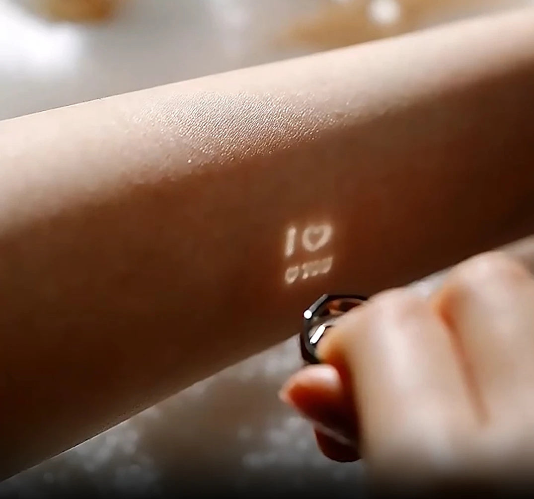 Couple ring set with projection