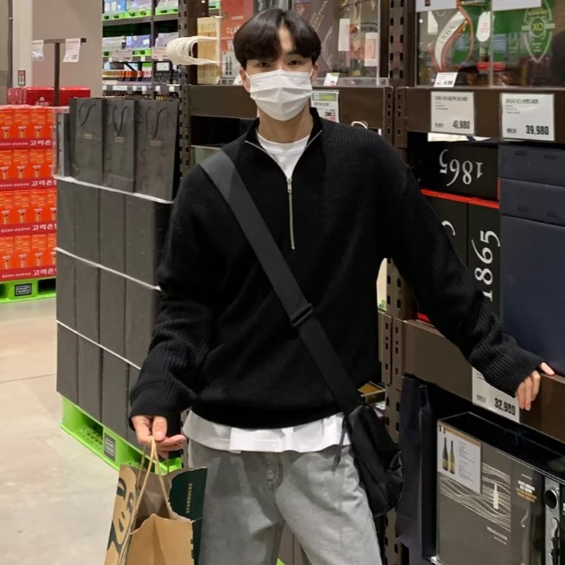 Men cardigan sweater