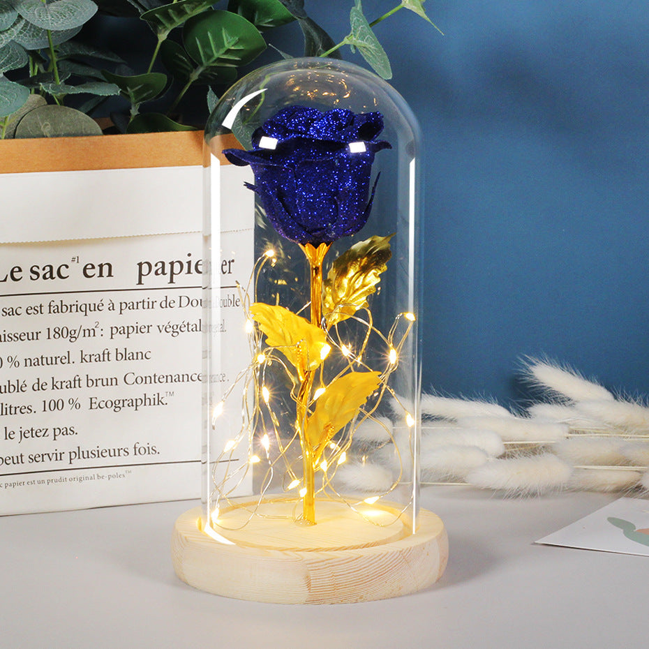 Eternal Rose in glass cover with LED