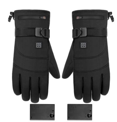 Electric heated gloves with touch screen