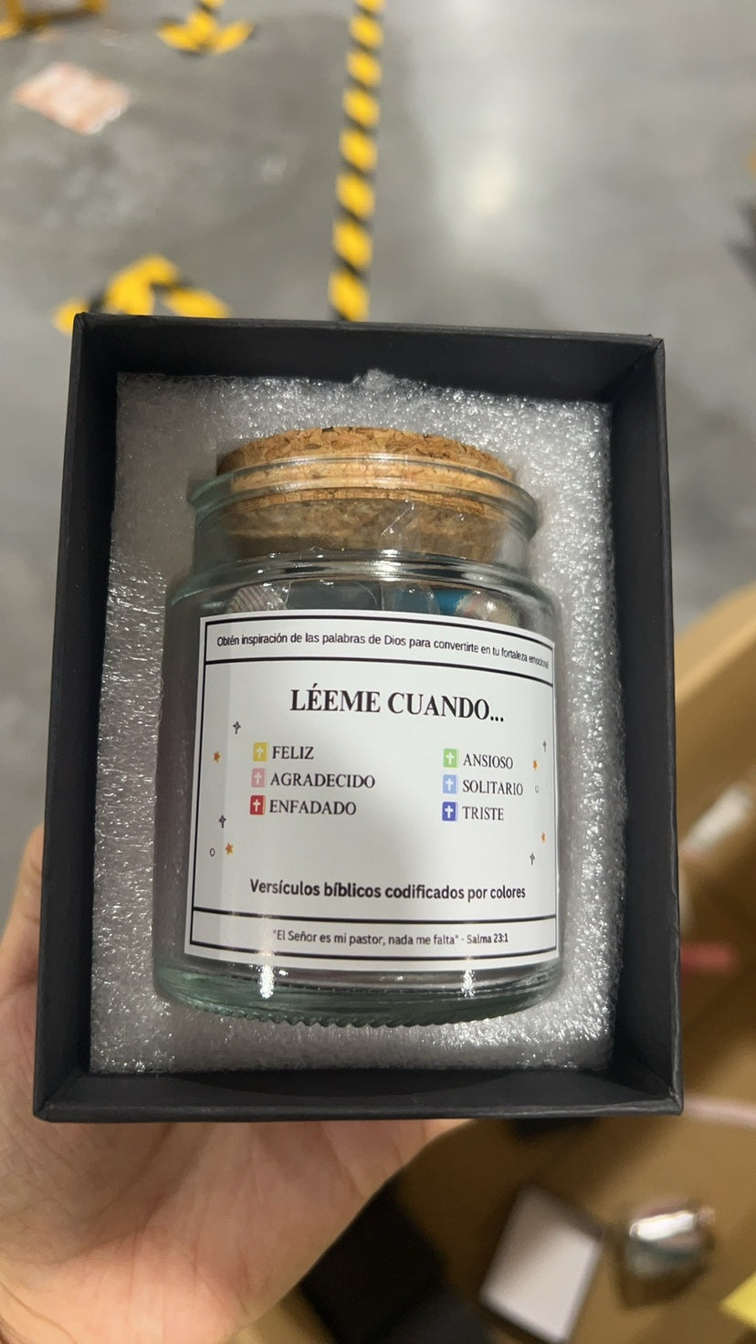 Bible verse jar gift set