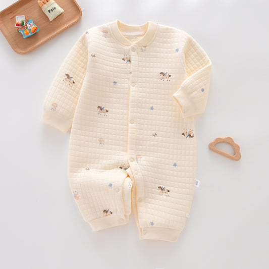 Baby cotton jumpsuit