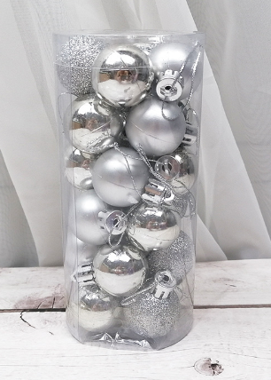 Christmas decoration balls shiny matte