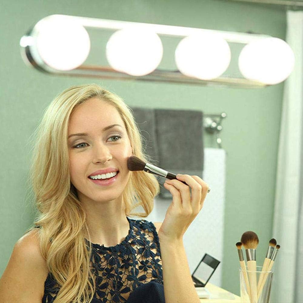 Makeup light on mirror