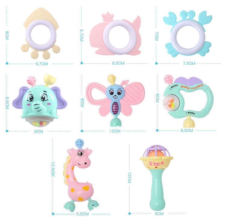 Baby rattles toy gift set