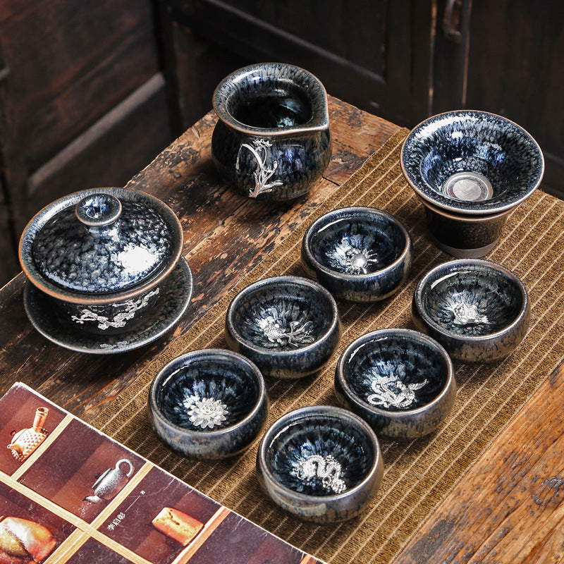 Asian tea set pottery