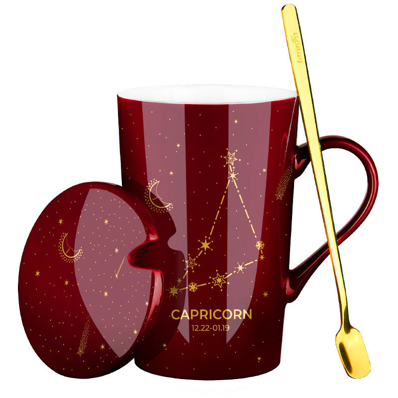 Zodiac sign coffee mug gift box