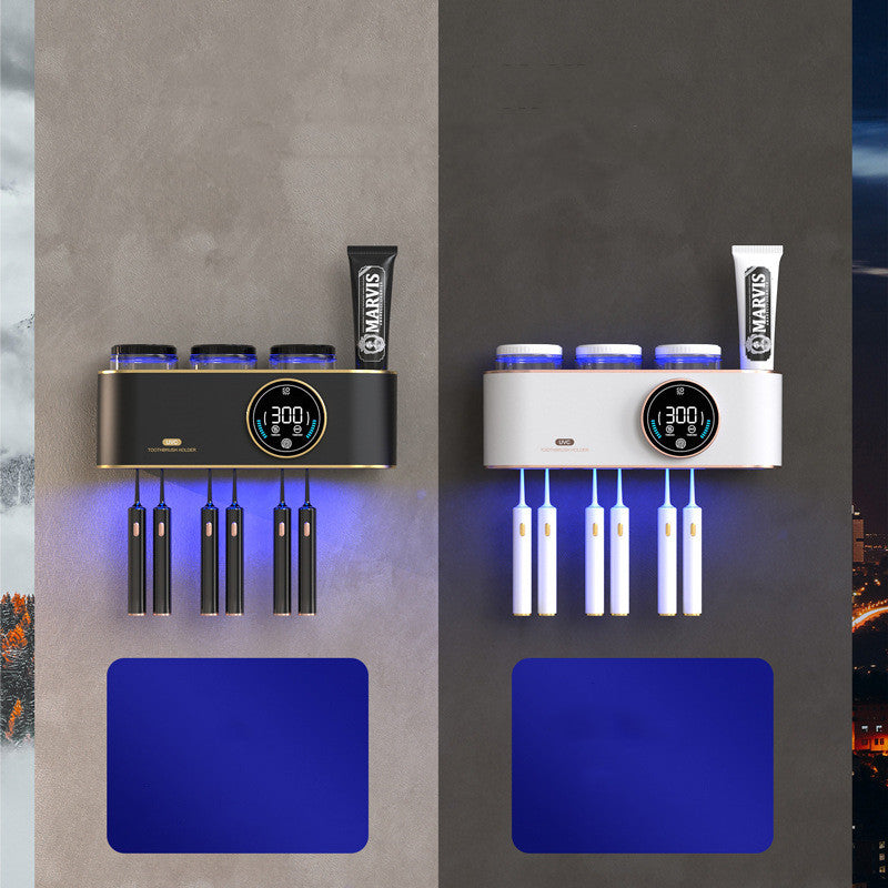 Electric drying rack for toothbrush