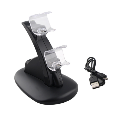 Dual USB charge dock stand for ps4 controllers
