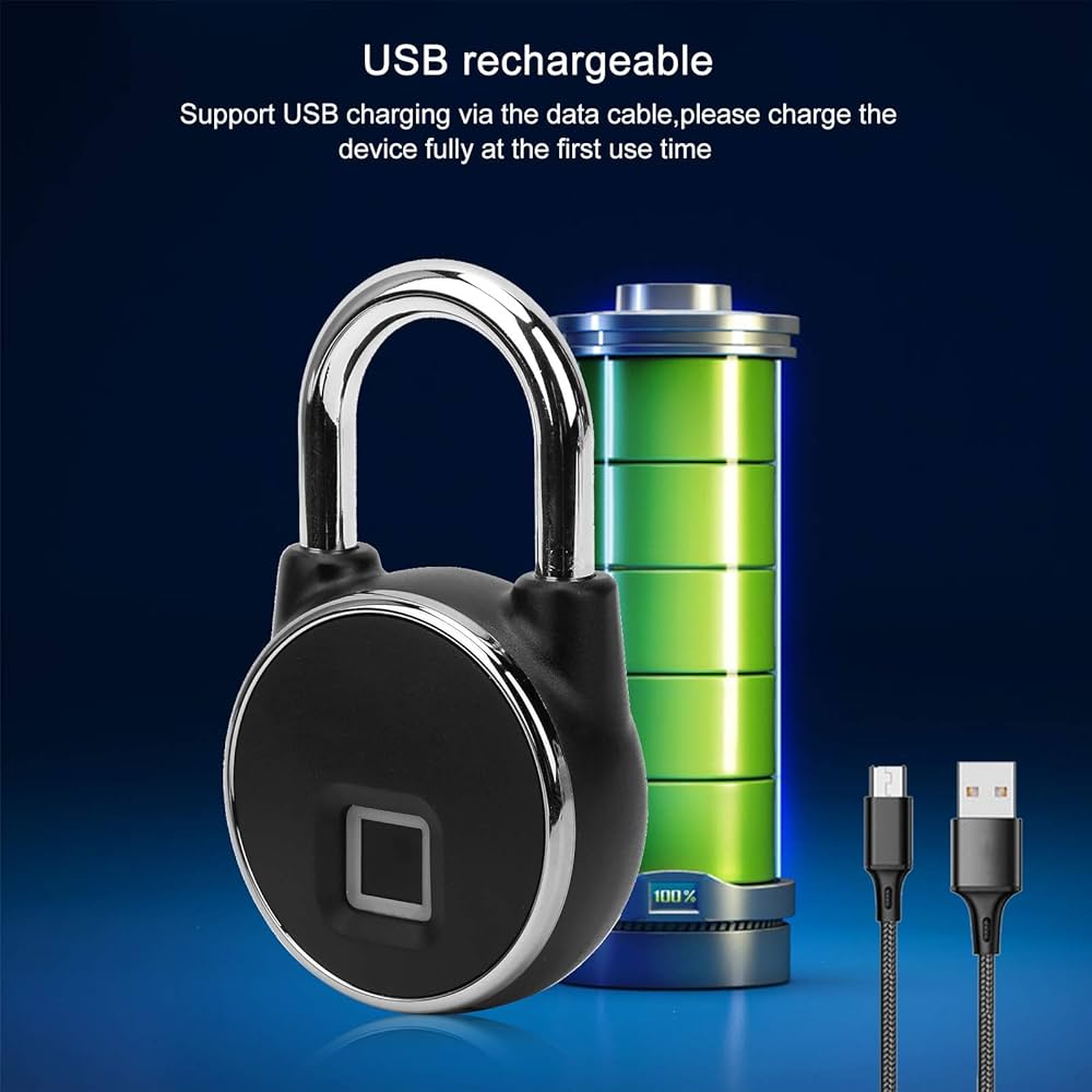 Lock with fingerprint