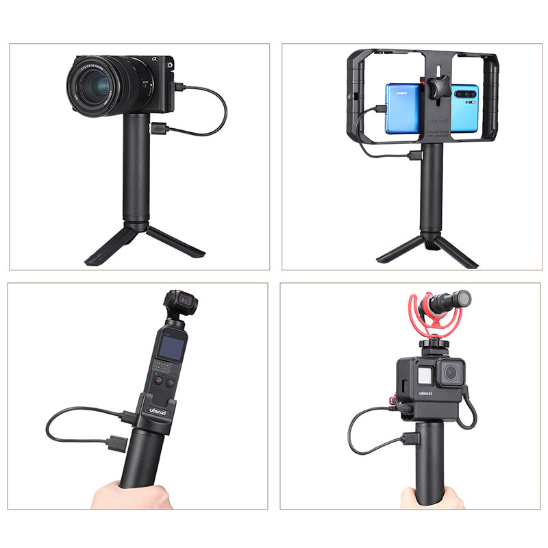 Stadig handle with powerbank for action camera