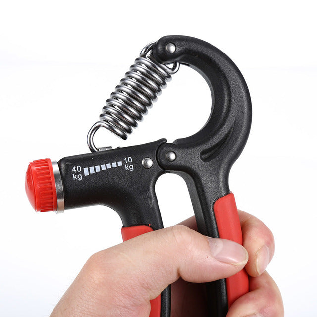 Adjustable hand grip strengthener