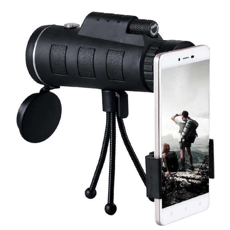 Telescope zoom scope with compass