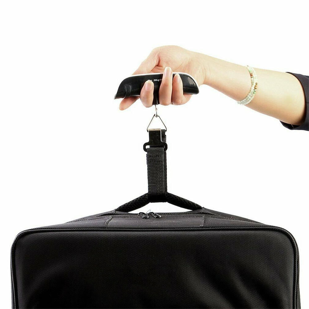 Portable electronic scale for luggage