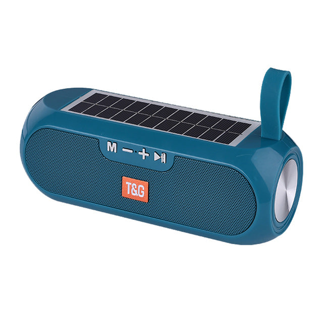 Bluetooth speaker with solar