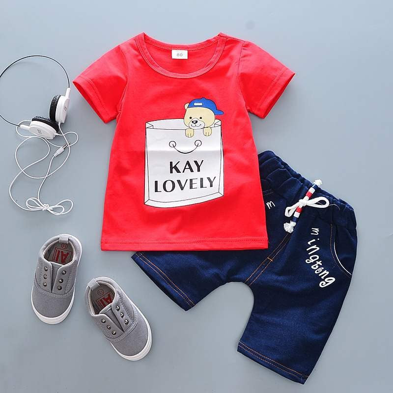 Baby boy summer clothing set
