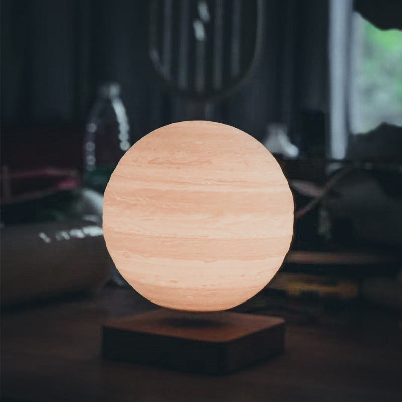 Desk lamp magnetic levitation moon